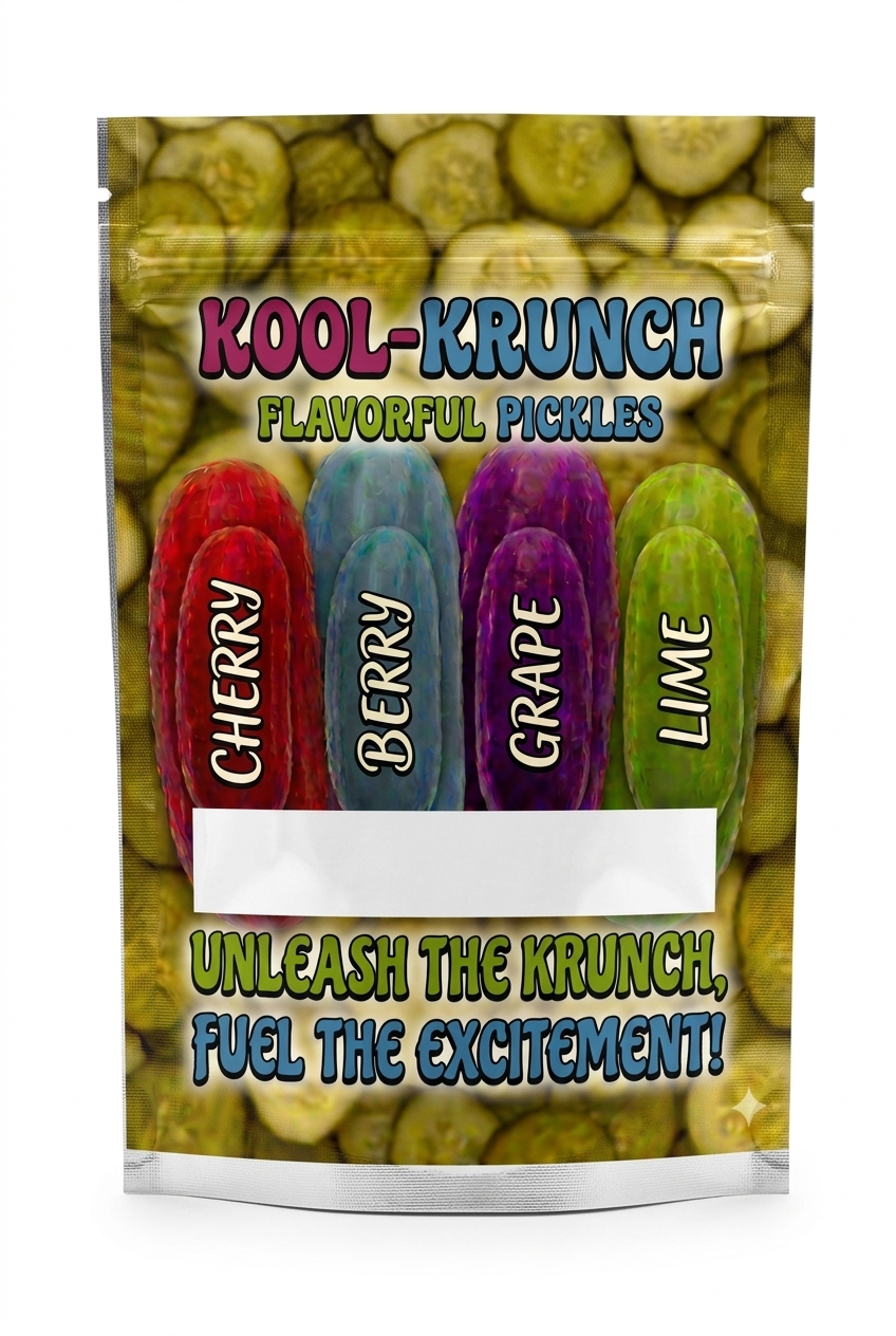 Kool Krunch Flavored (Dried Pickle Chips)