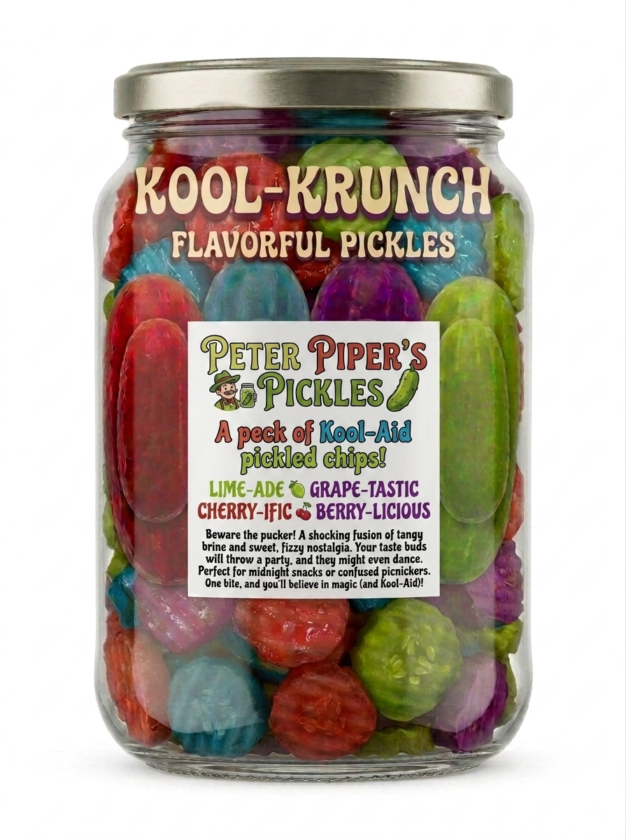 Kool Krunch Flavored Pickle Chips