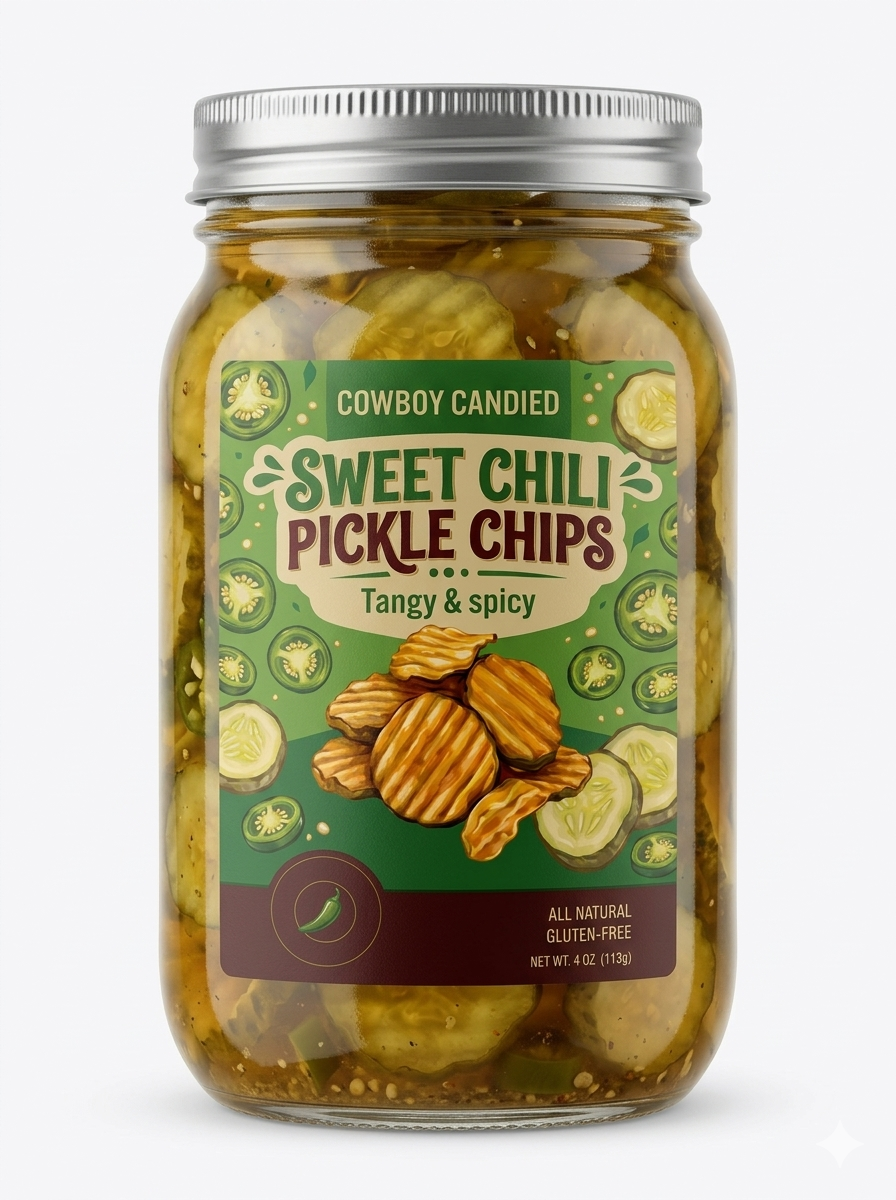 COWBOY Candied Sweet Chili Pickles