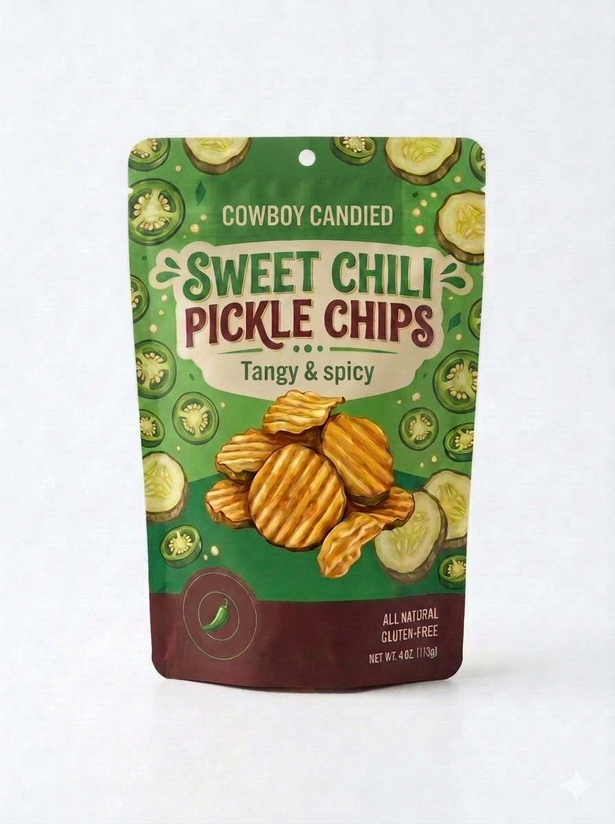 COWBOY Candied Sweet Chili (Dried Pickle Chips )
