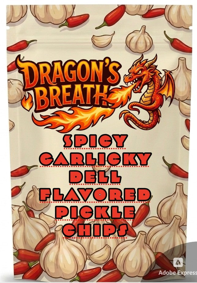 Dragon's Breath (Dried Pickle Chips)