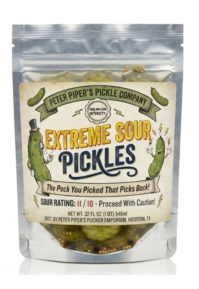Extreme Sour (Dried Dill Pickle Chips)